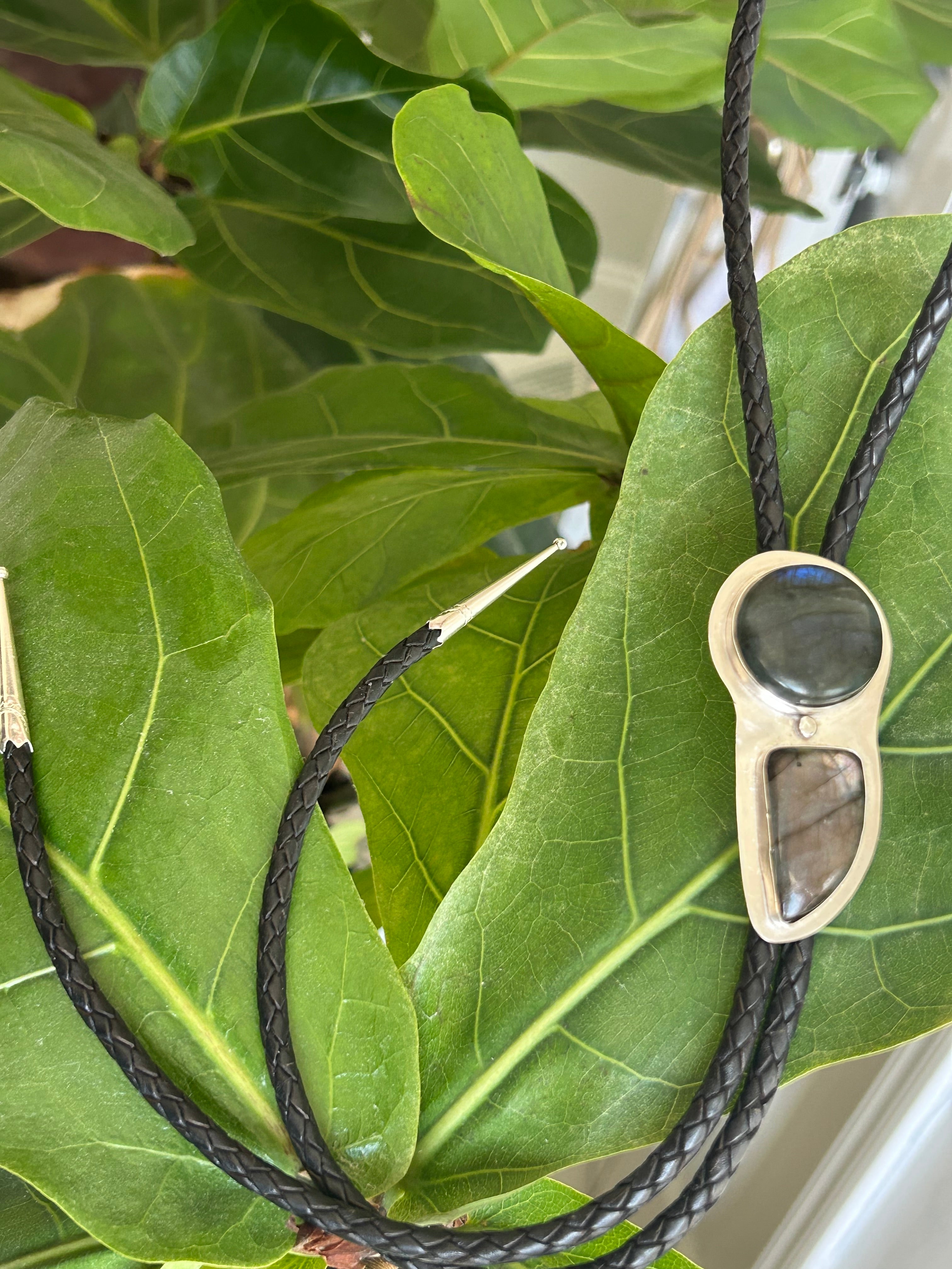 Double Labradorite Bolo