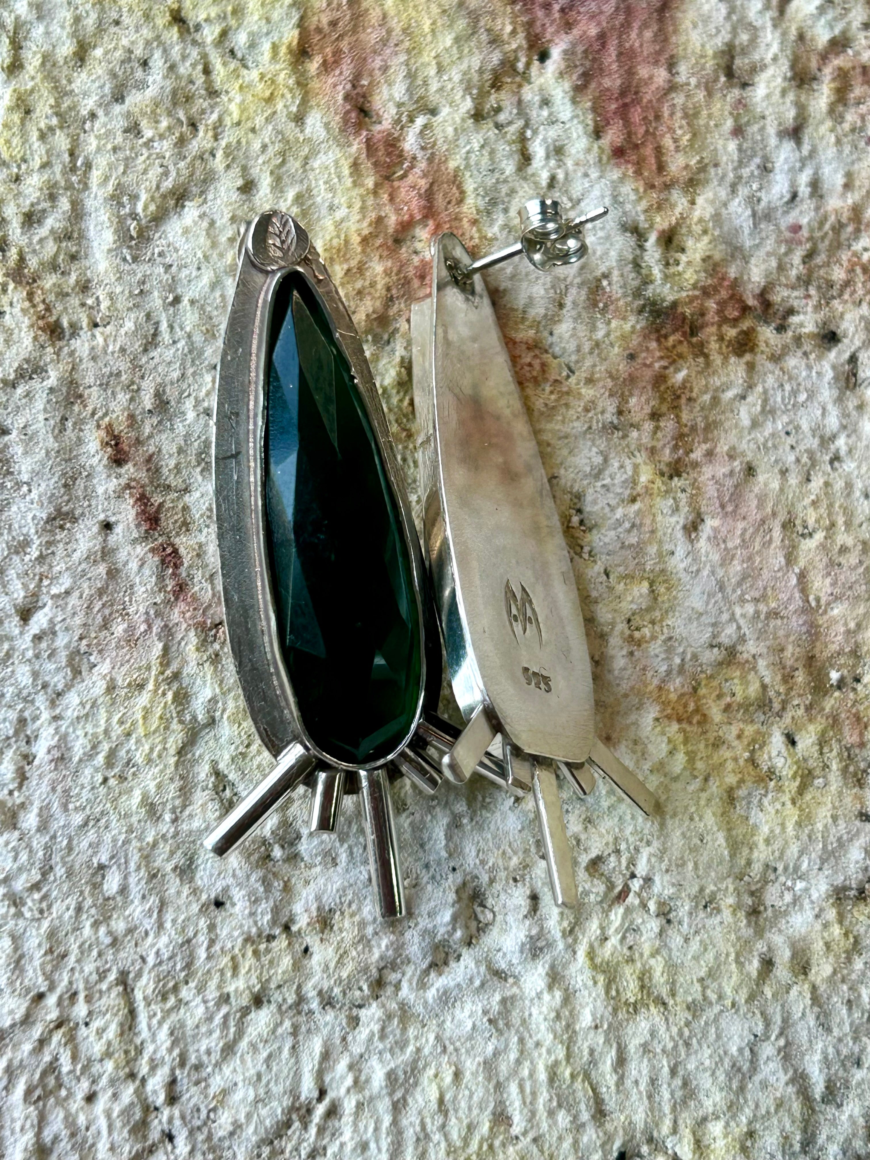 Serpentine Starburst Earrings