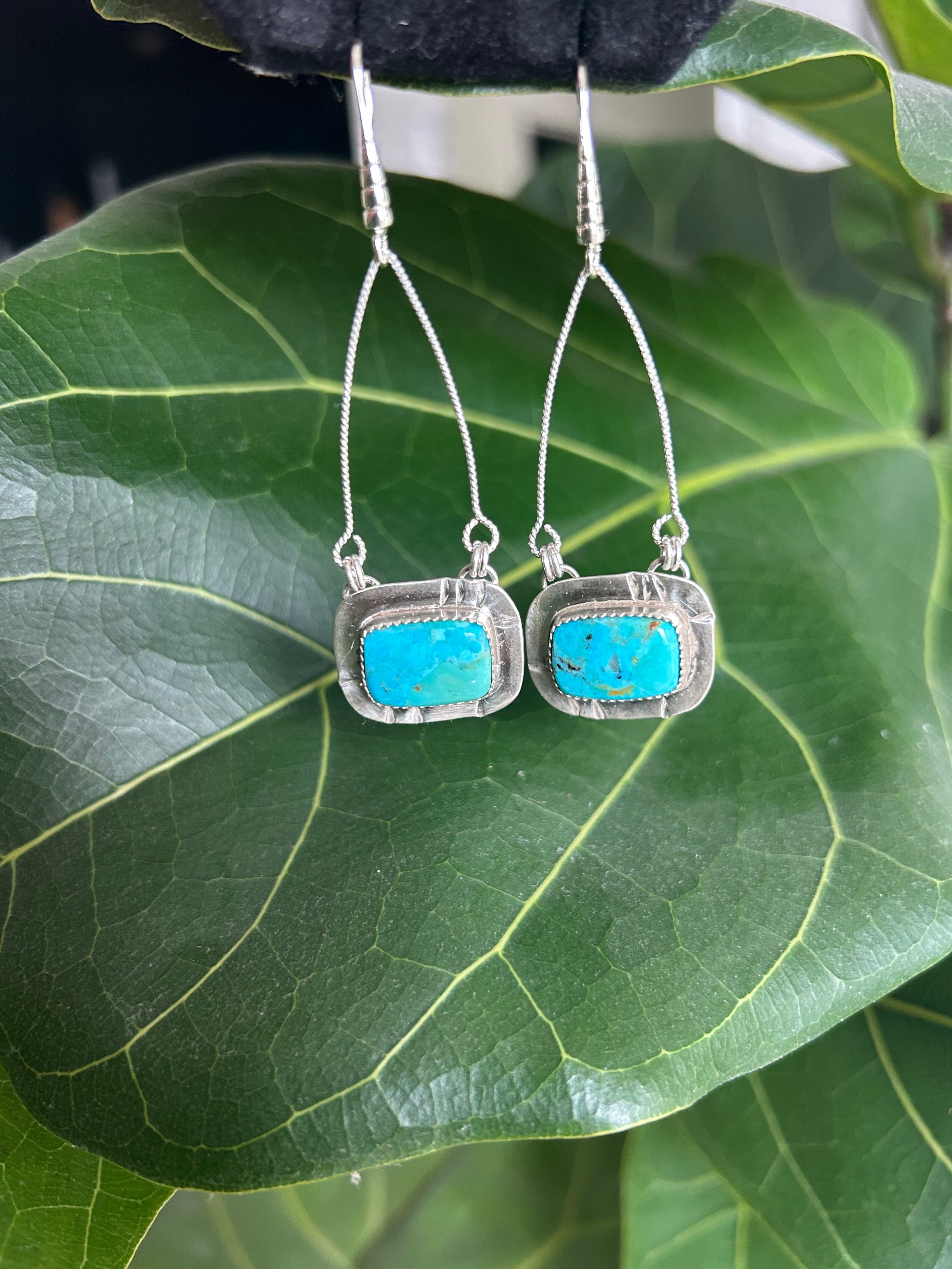 Turquoise Swing Earrings