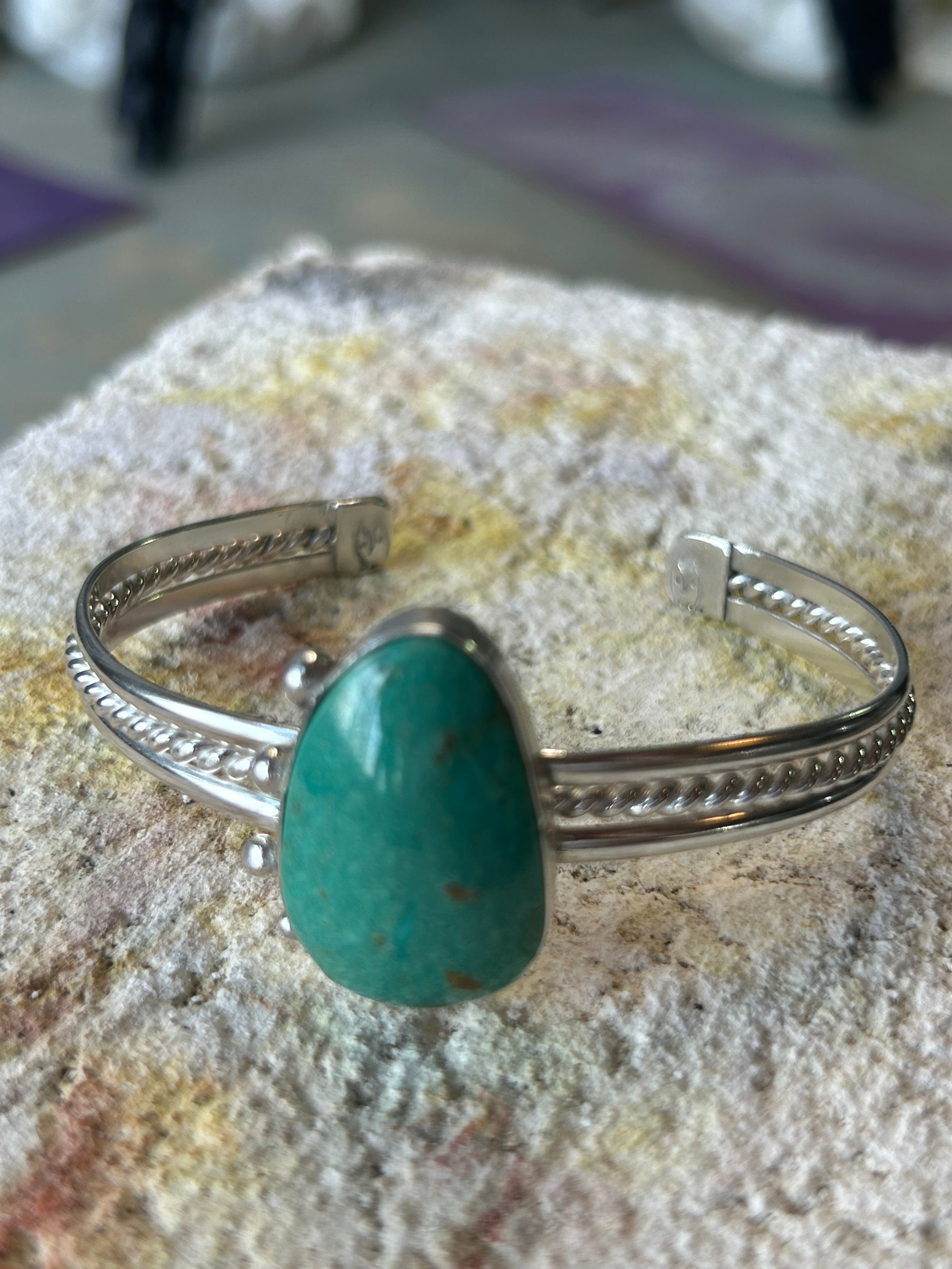 Turquoise Twist Cuff