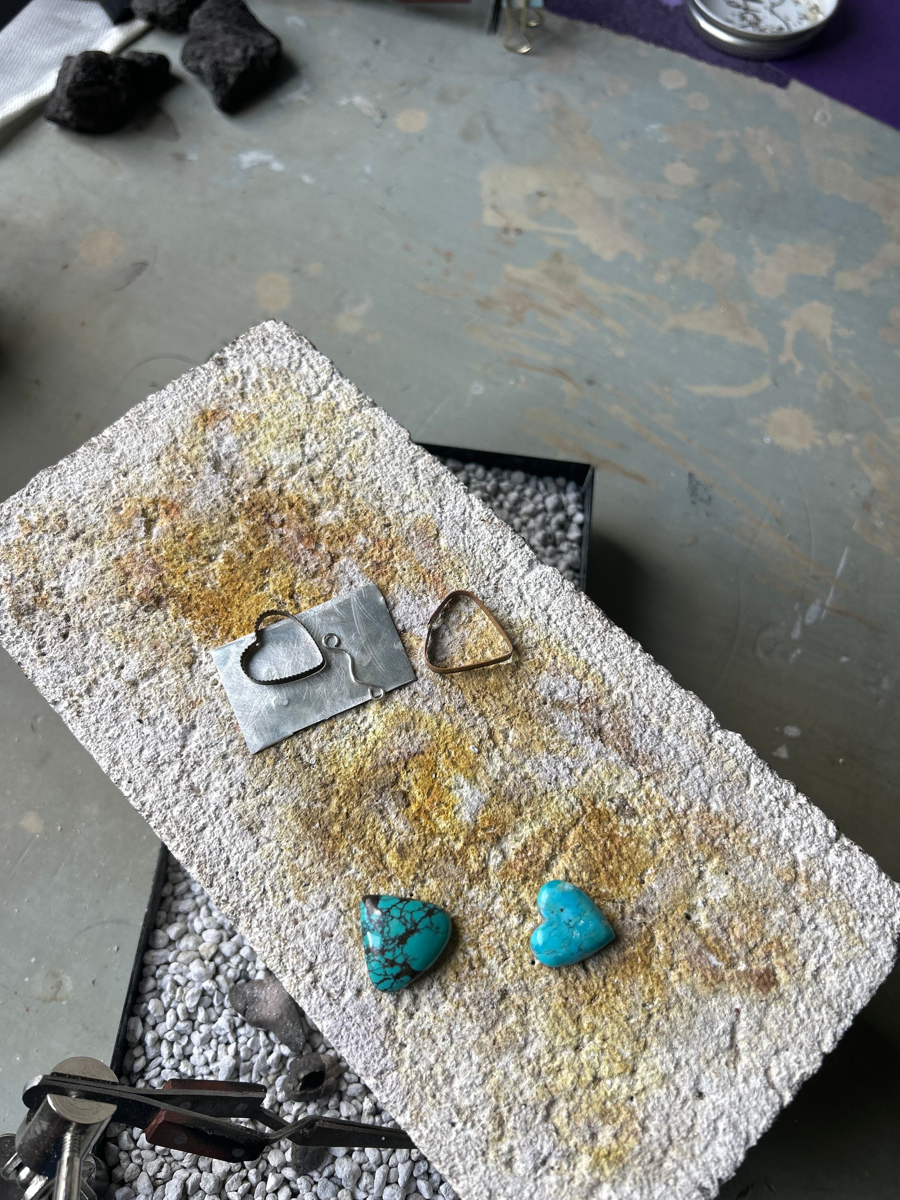 Turquoise Heart Pendant Necklace