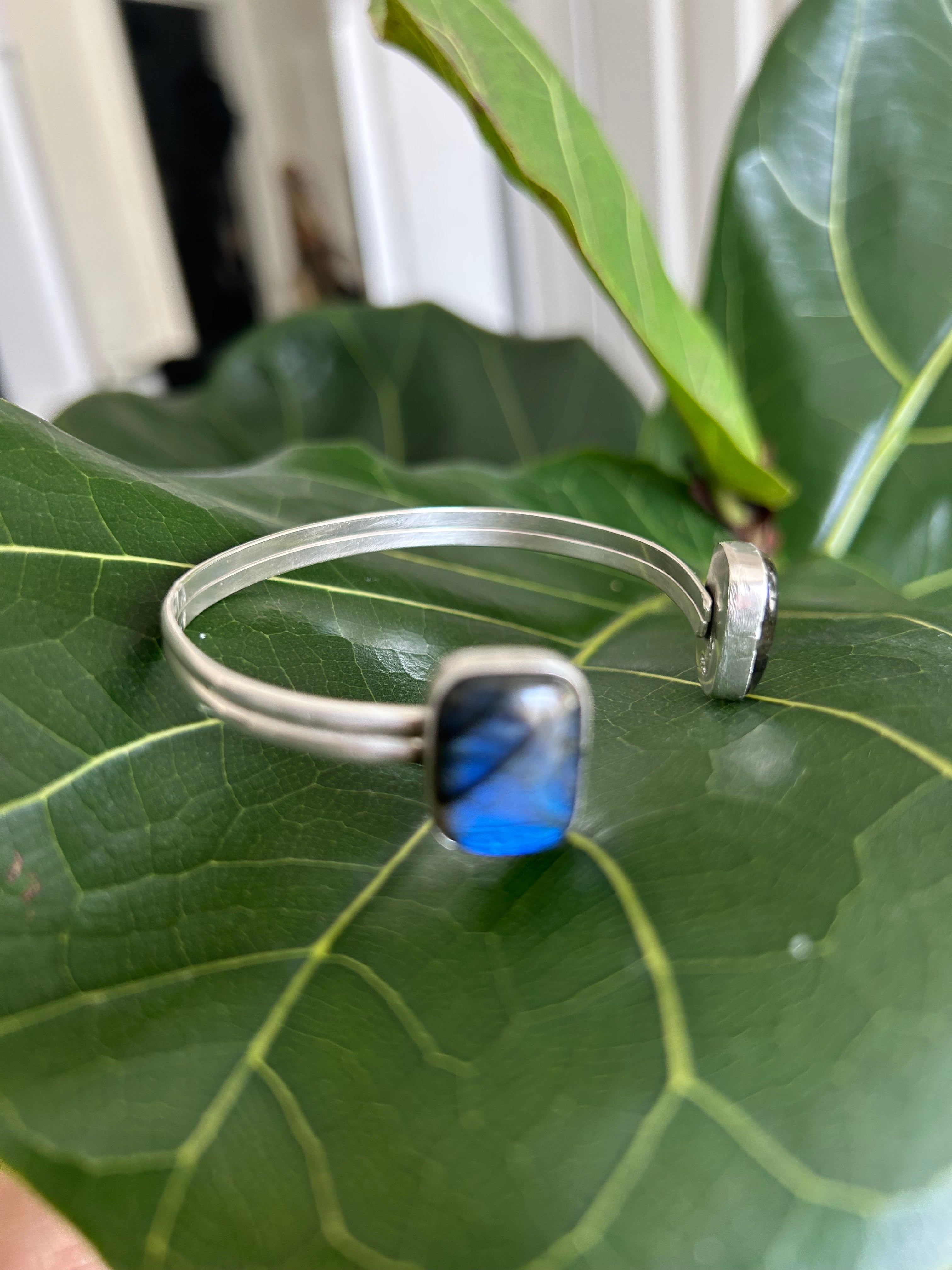 Double Labradorite Cuff