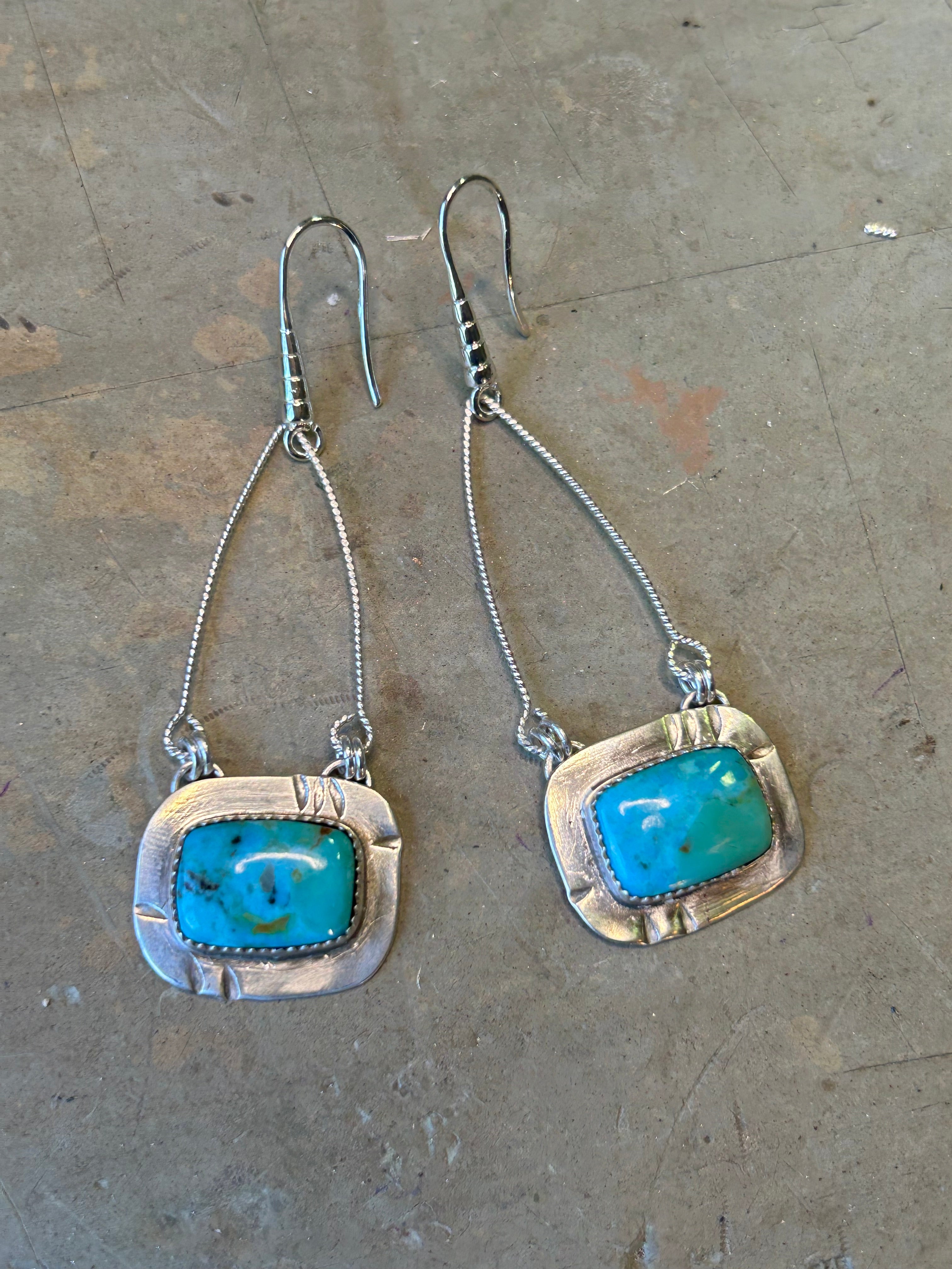 Turquoise Swing Earrings