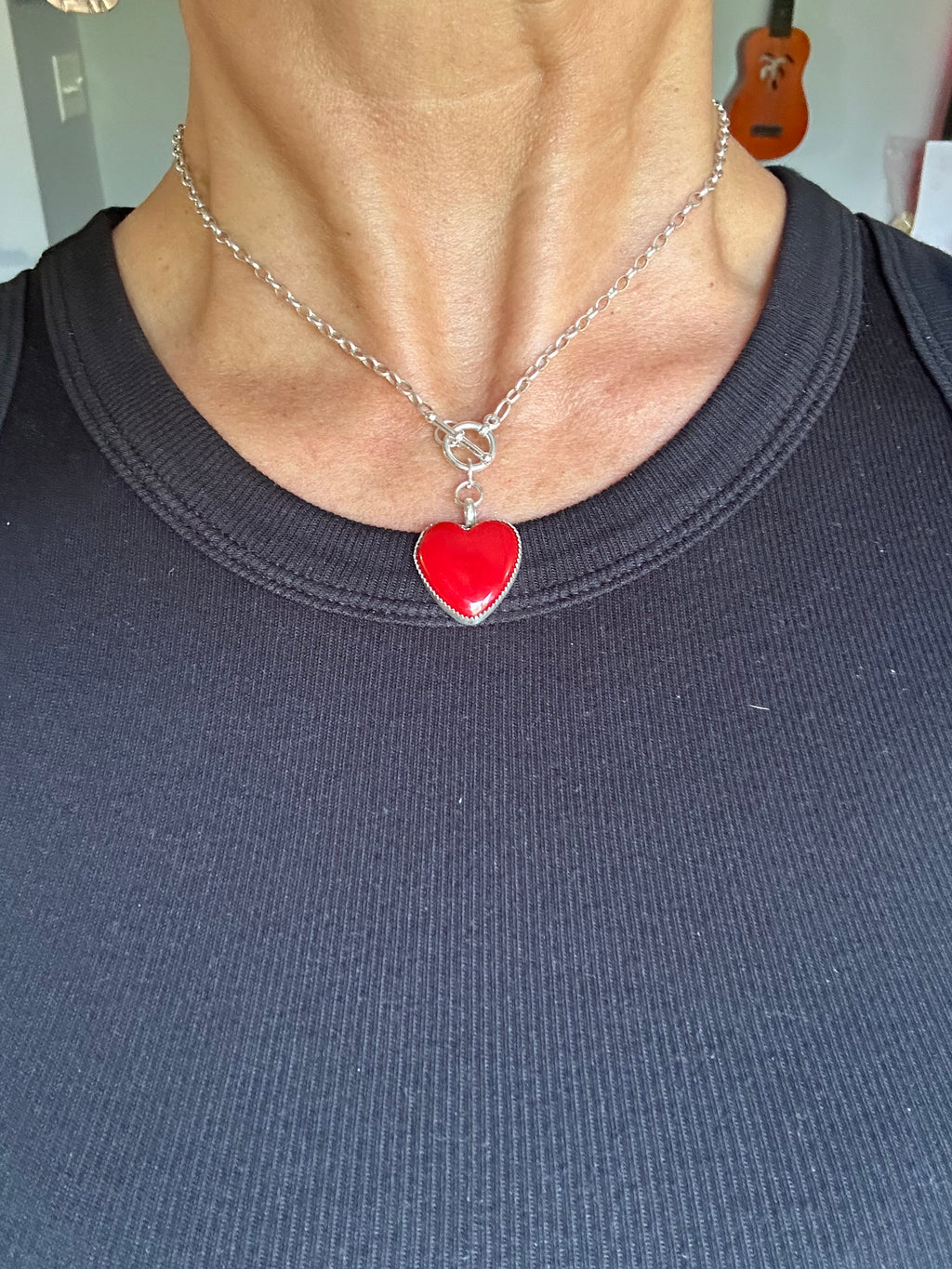 Rosarita Heart Pendant Necklace
