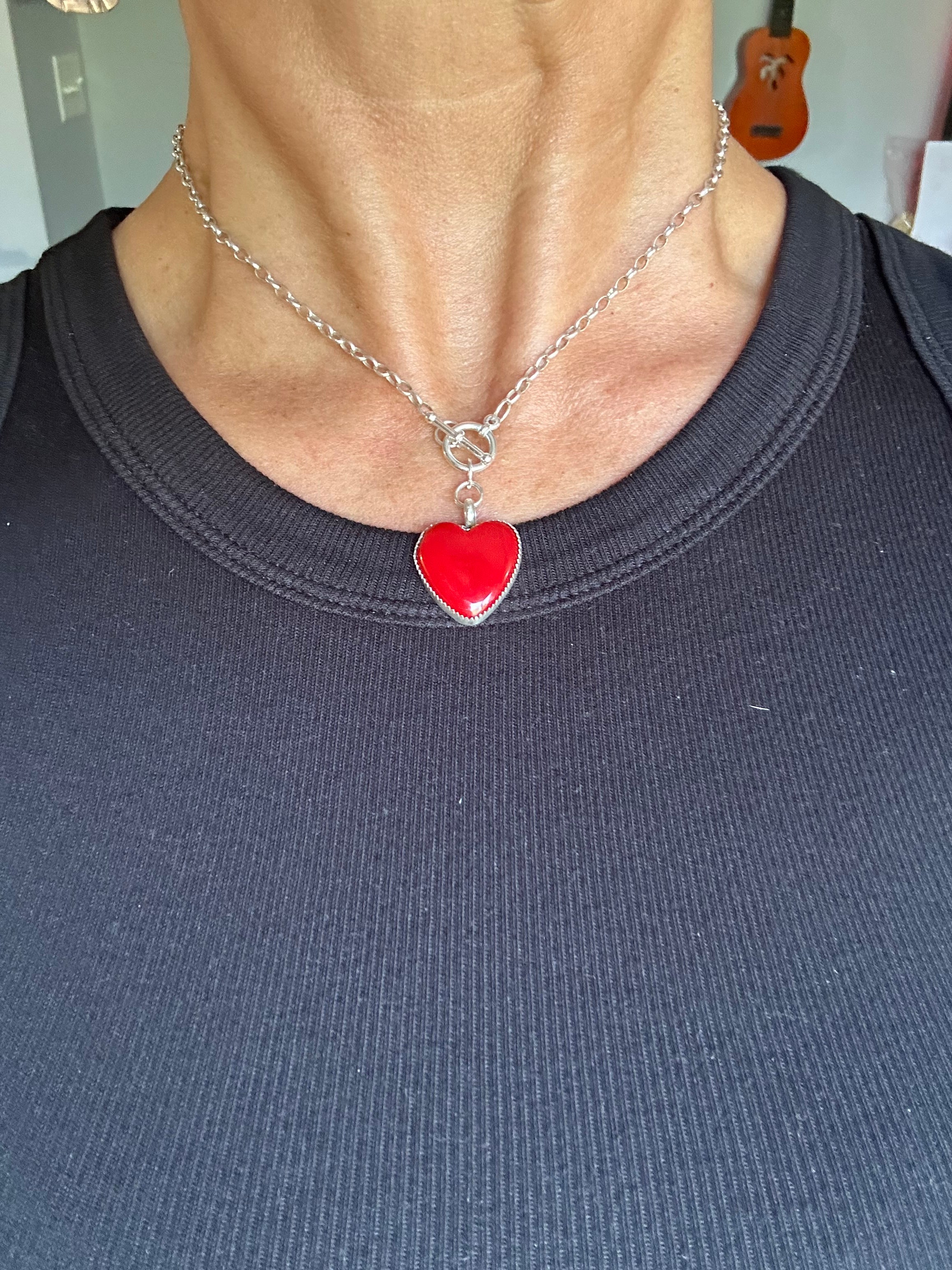 Rosarita Heart Pendant Necklace