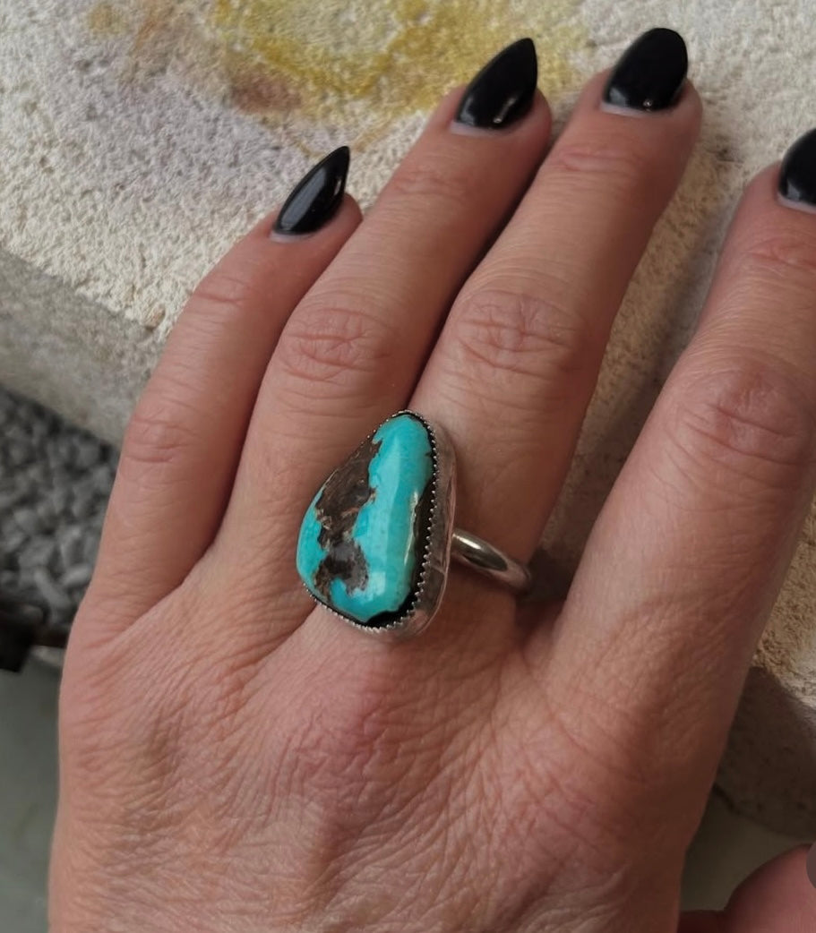 Rough Turquoise Ring