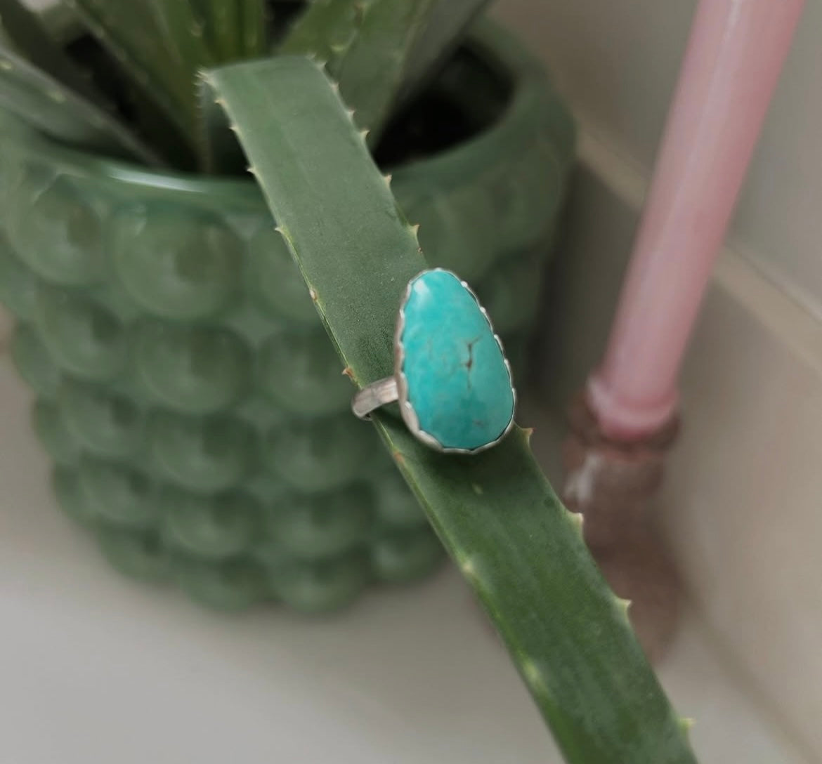 Turquoise Egg Ring