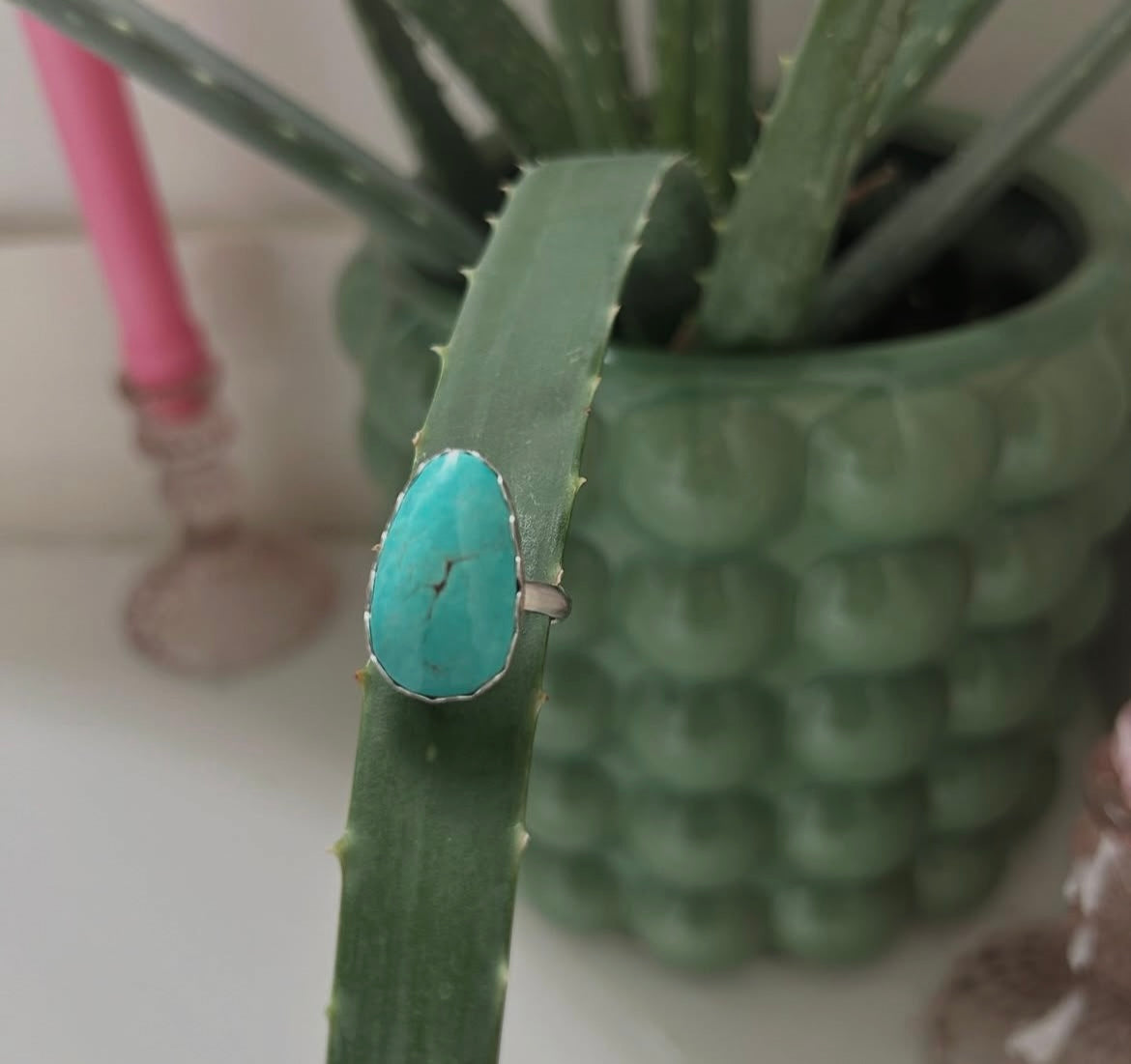 Turquoise Egg Ring
