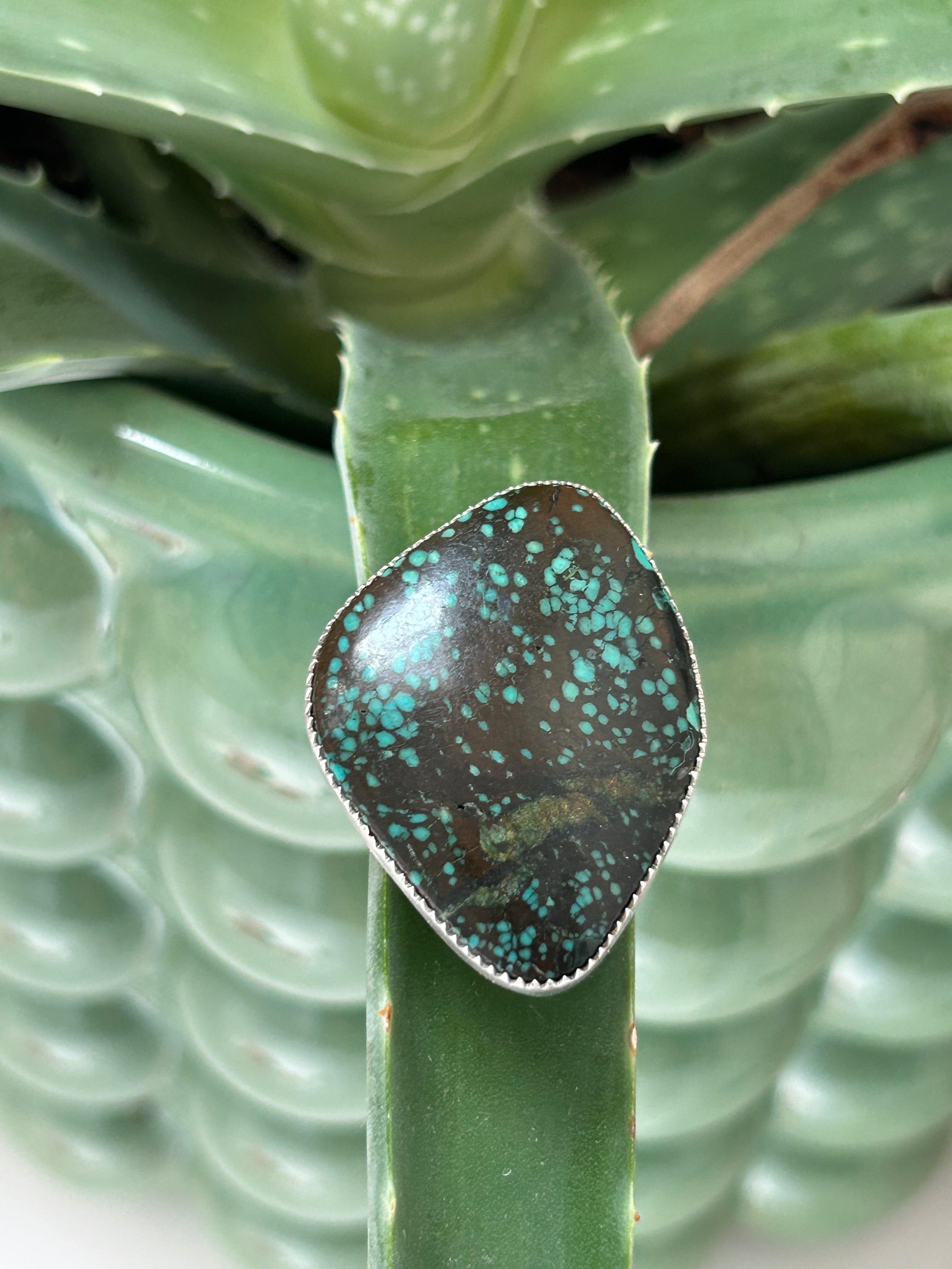 Turquoise 5 Band Ring