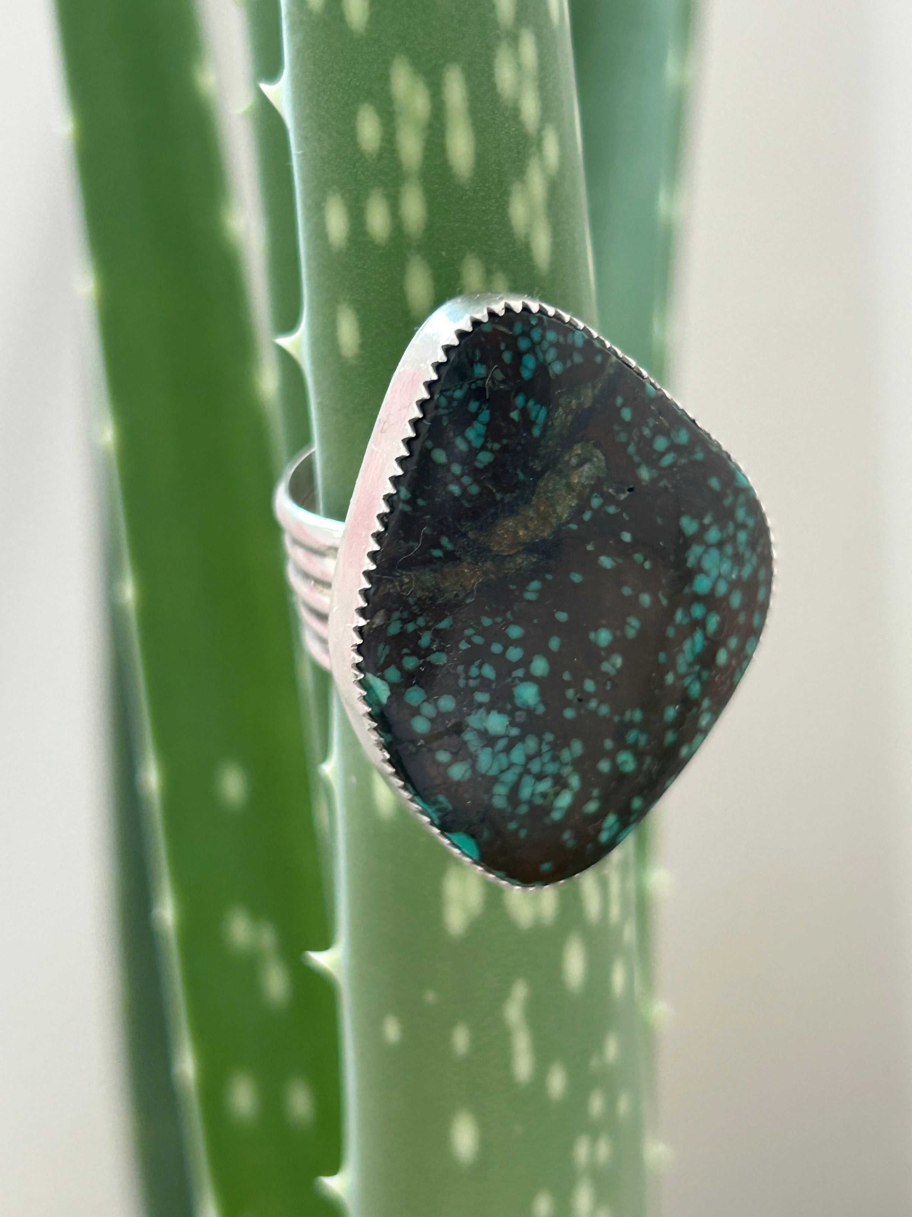 Turquoise 5 Band Ring